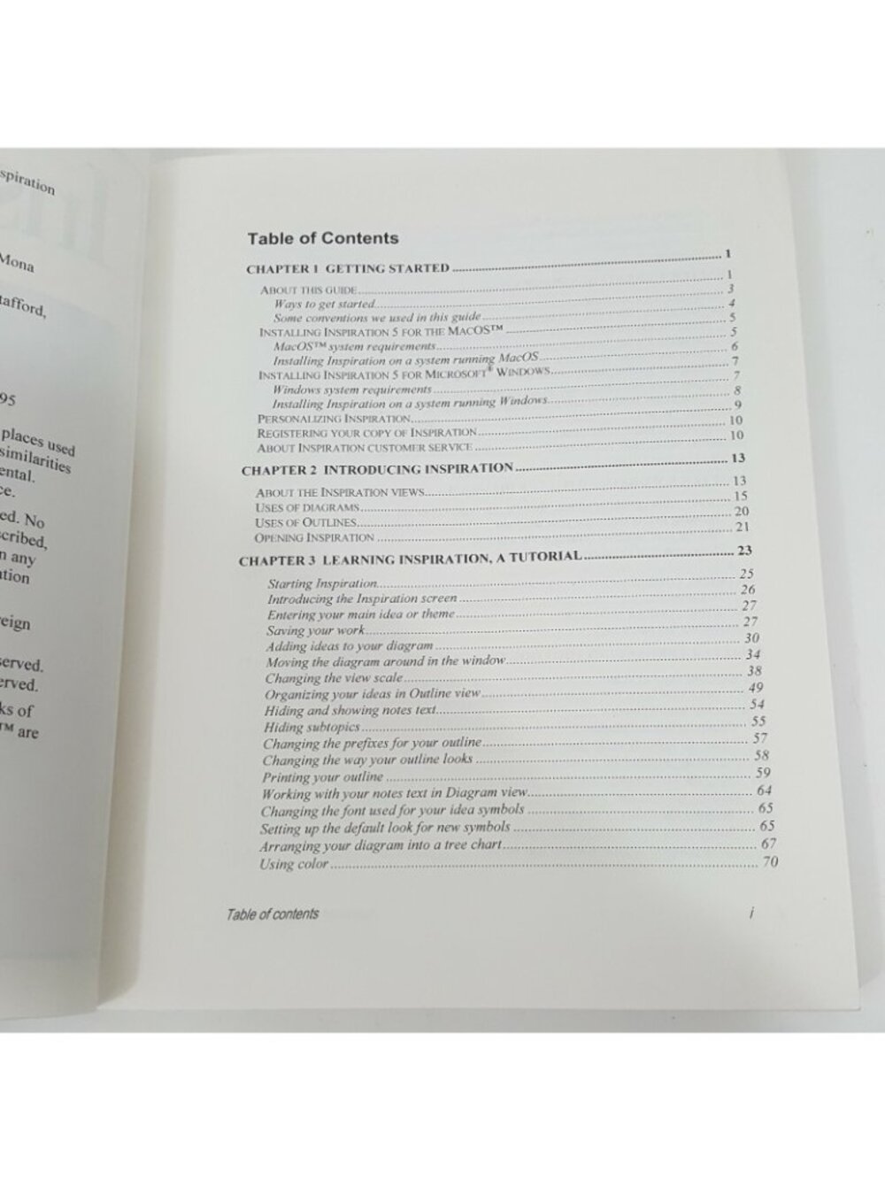 Inspiration 5 Software User Manual Owner Guide Mac Windows Visual Think Learning - Picture 4 of 11